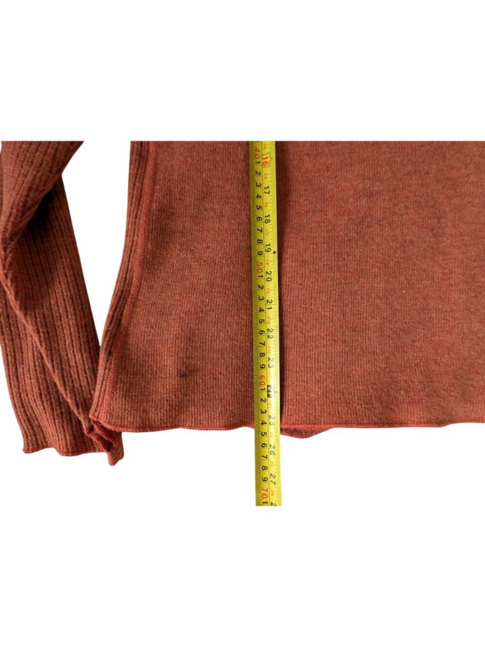Mountain Hardwear Womens L Wool Blend Orange Sweater For Hiking & Outdoor Activi - Picture 7 of 12